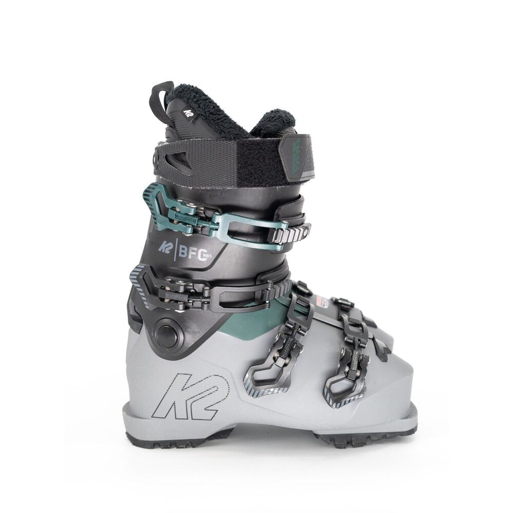 K2 Women's BFC 85 Ski Boots Size 8.5 2026 Gray Black Green Ski Boots